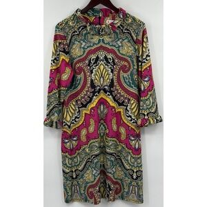 JUDE CONNALLY Ariella Dress in Medina Print Sz XL Style# 101405 Made inโ USA